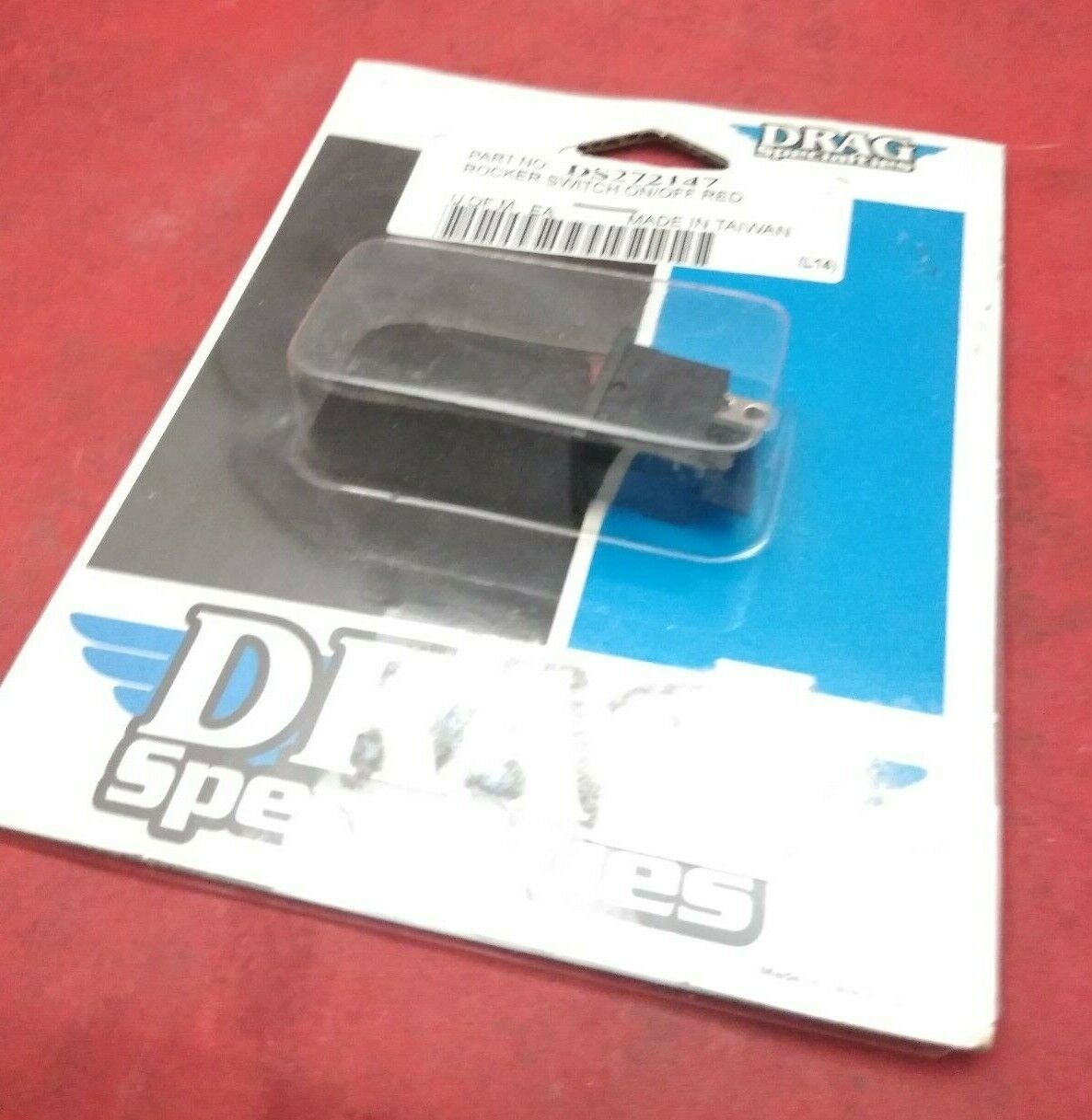 NEW Drag Specialties Rocker Switch / Red / DS-272147