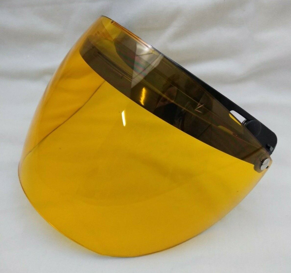 New ECHO 3 Snap Half Helmet Face Shield Visor / Hard Coated Amber / 02-207