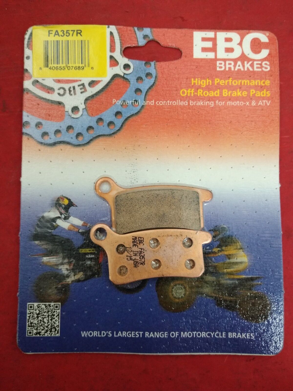 NEW EBC R Series Long Life Sintered Brake Pads FA357R