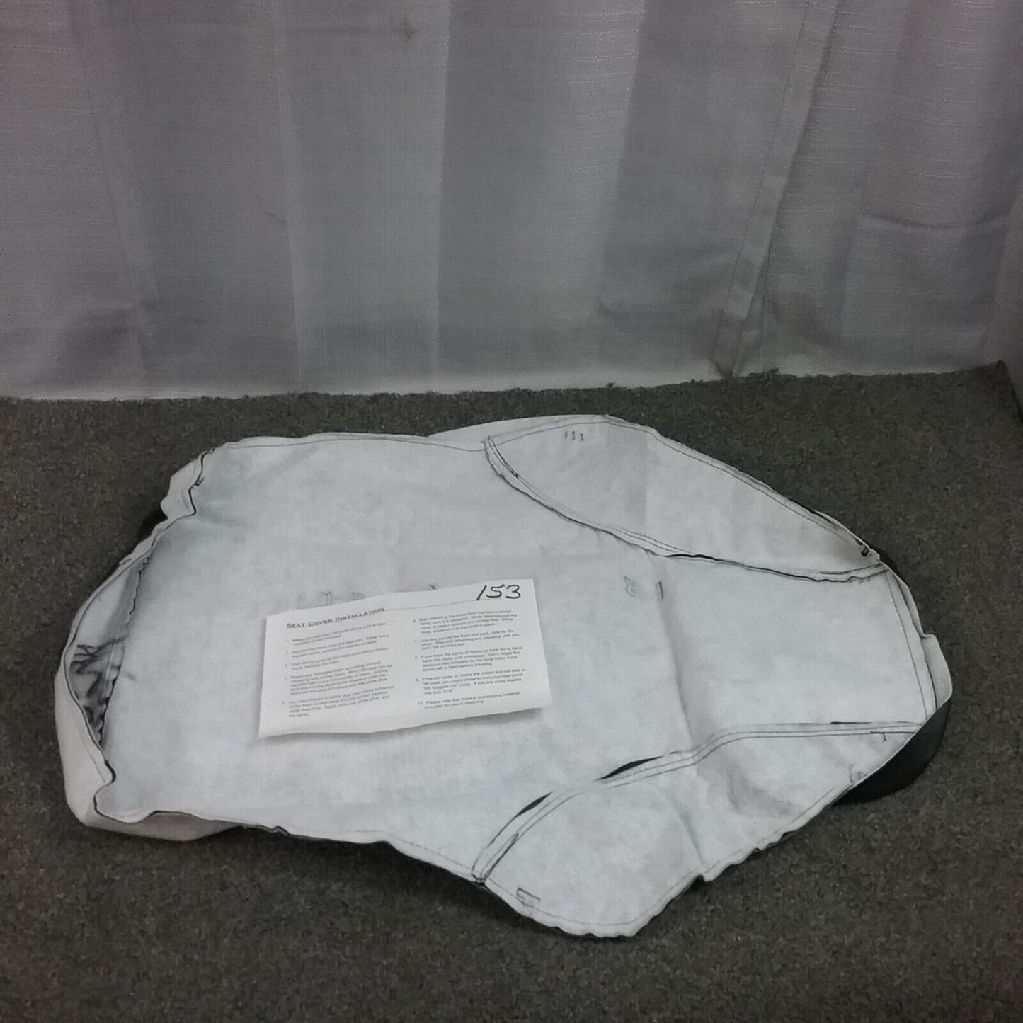 NEW J&M AM153 SEAT COVER, BLACK YTM225DX TRI-MOTO
