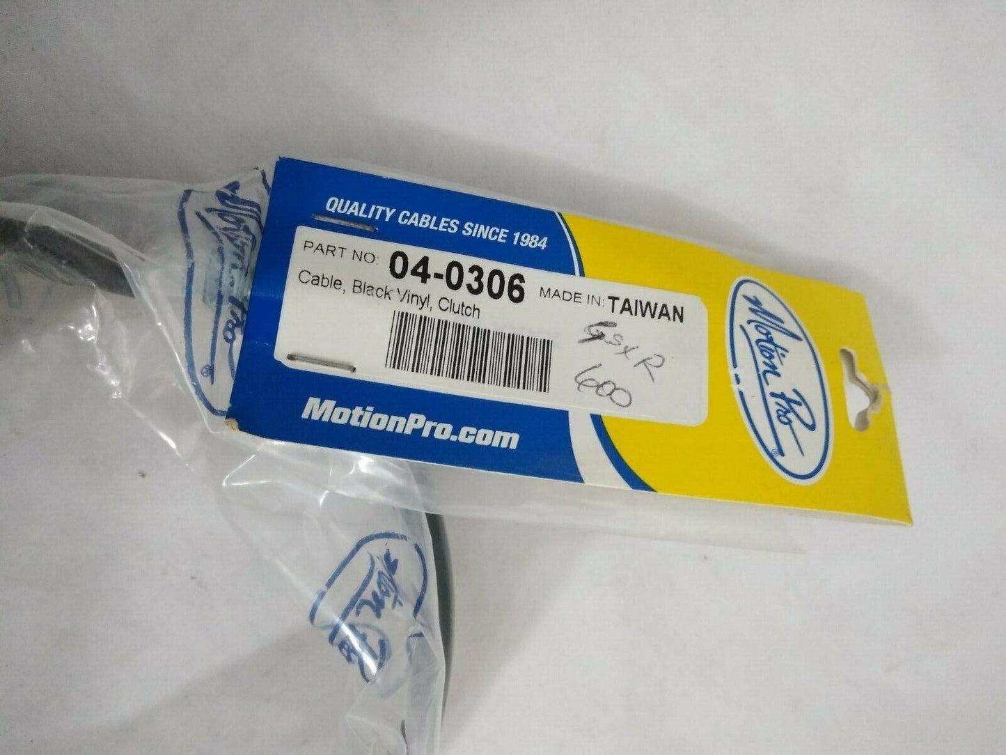NEW Motion Pro Black Vinyl Clutch Cable / 04-0306 / WPS 70-4306