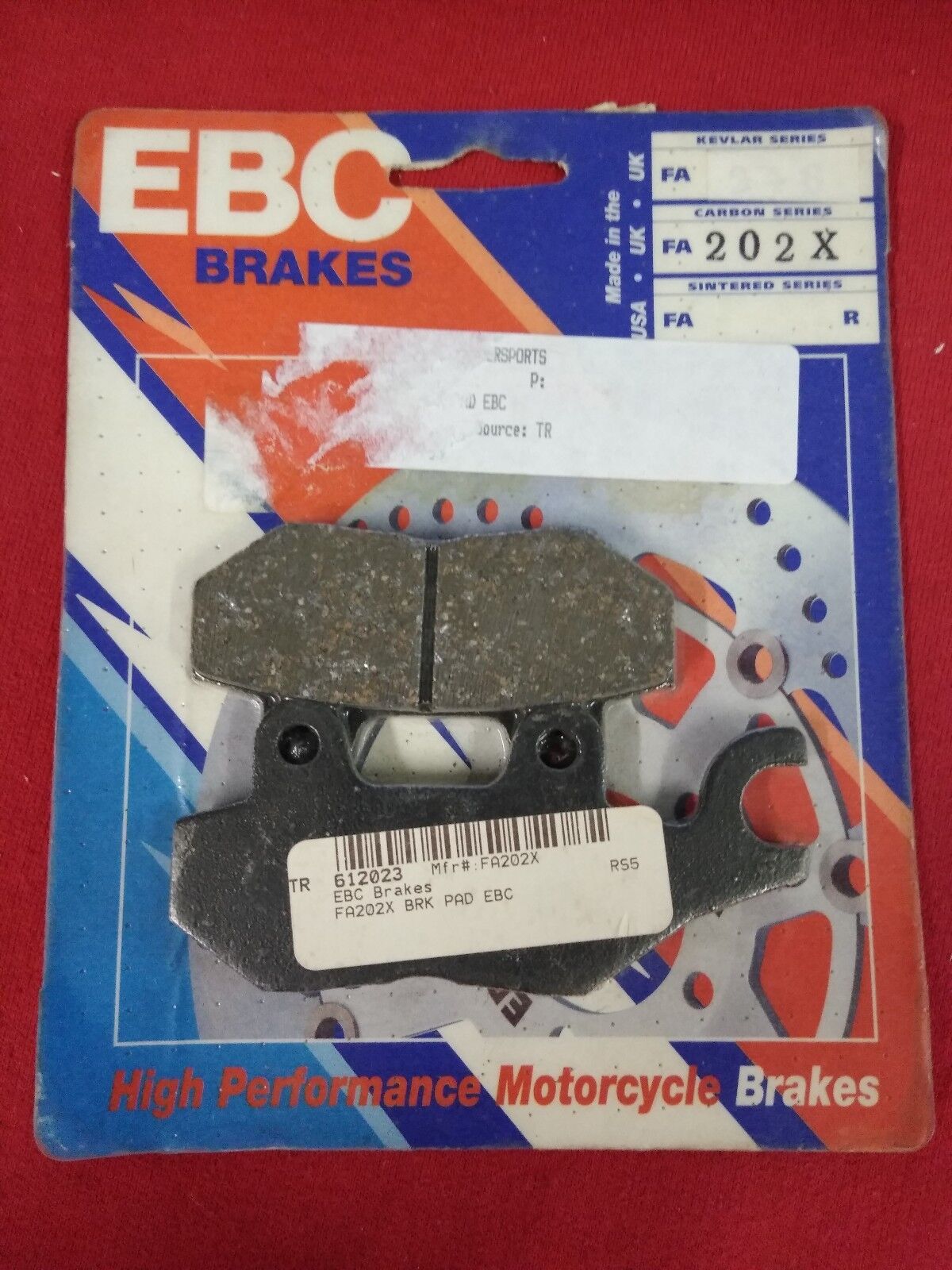 NEW EBC High Performance Off Road Brake Pad FA202X / 612023