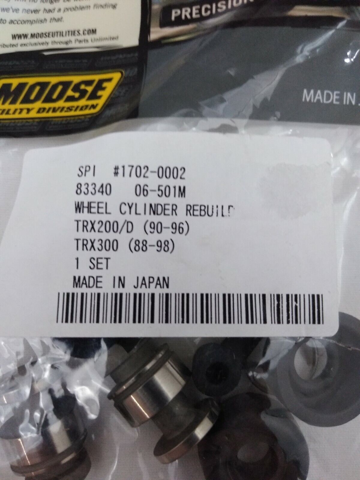 NEW Moose Wheel Cylinder Repair Kit / 1702-0002