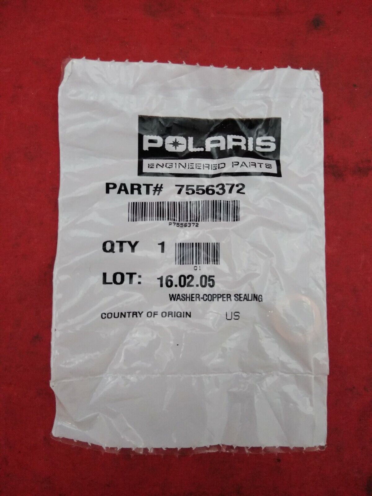 NEW Polaris OEM Washer 19X12X1.3 Copper, 5812232 / Lot of 3