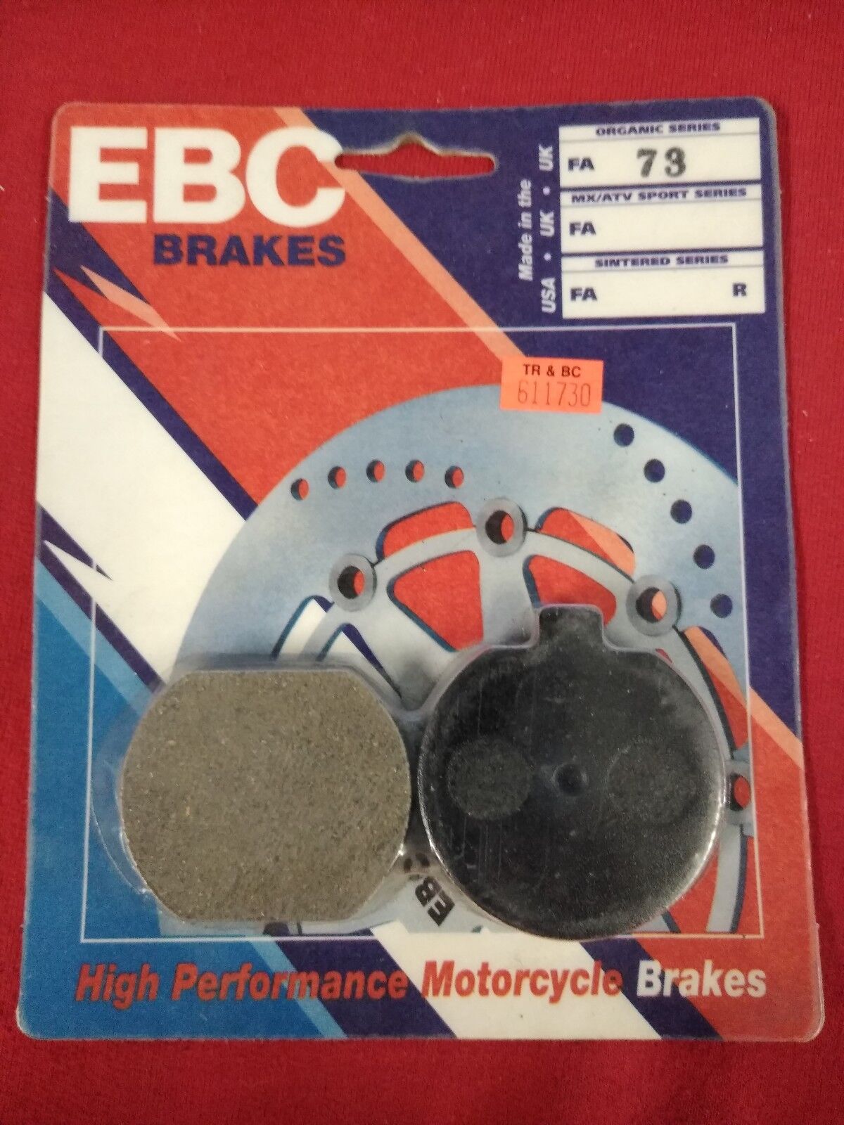NEW EBC High Performance Motorcycle Brakes FA73 / 611730