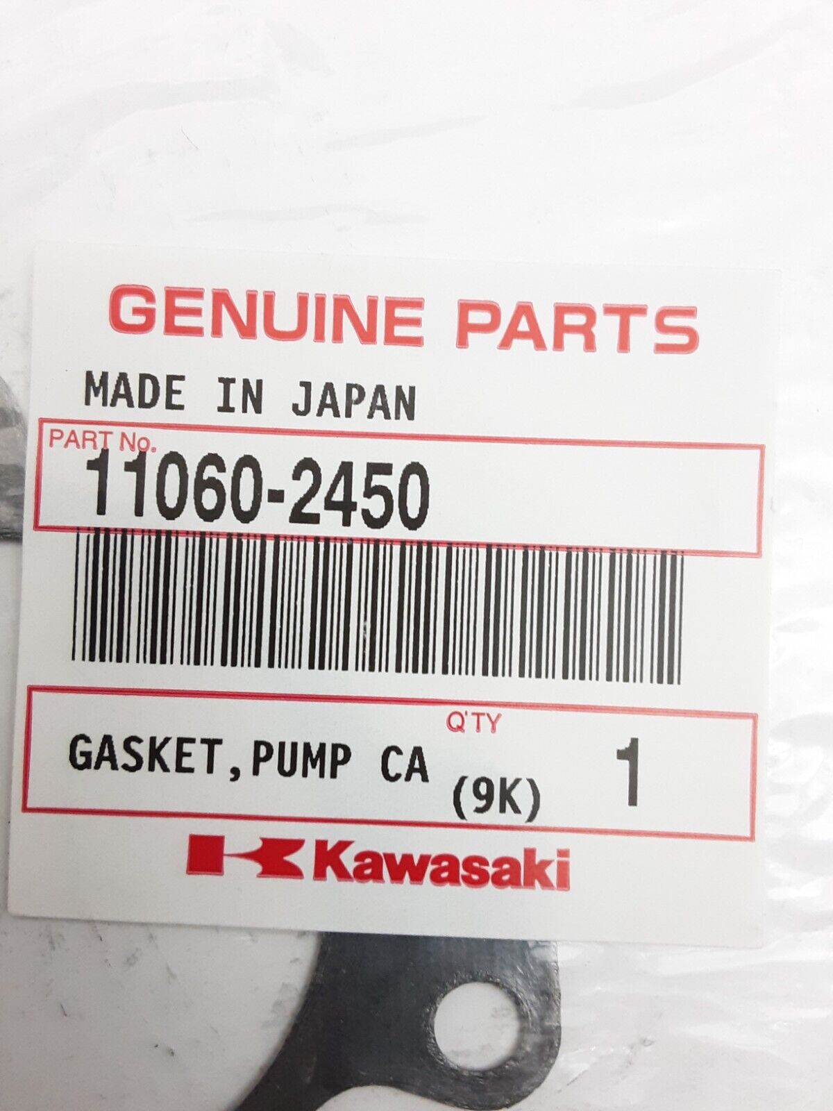 NEW GENUINE KAWASAKI 11060-2450 GASKET, PUMP CASE Mule KAF620 4000 4010