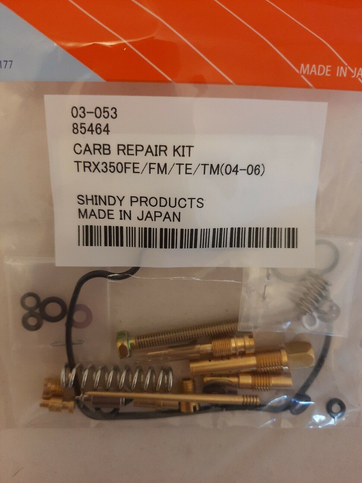 NEW Shindy Carb Repair Kit TRX350FE / FM / TE / TM (04-06) / 03-053