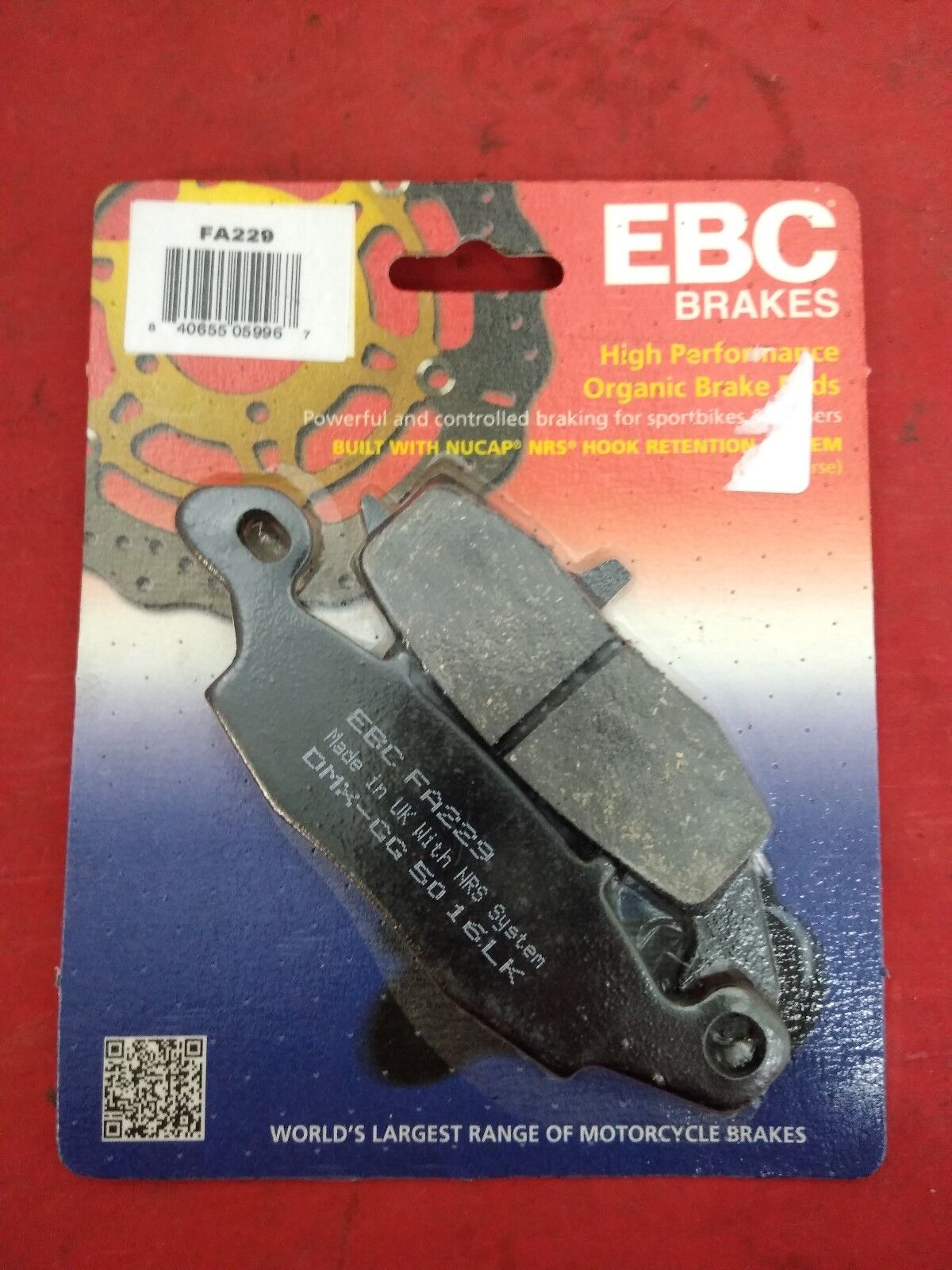 NEW EBC FA229 High Performance FRONT Brake Pads Suzuki SV650 Intruder Katana