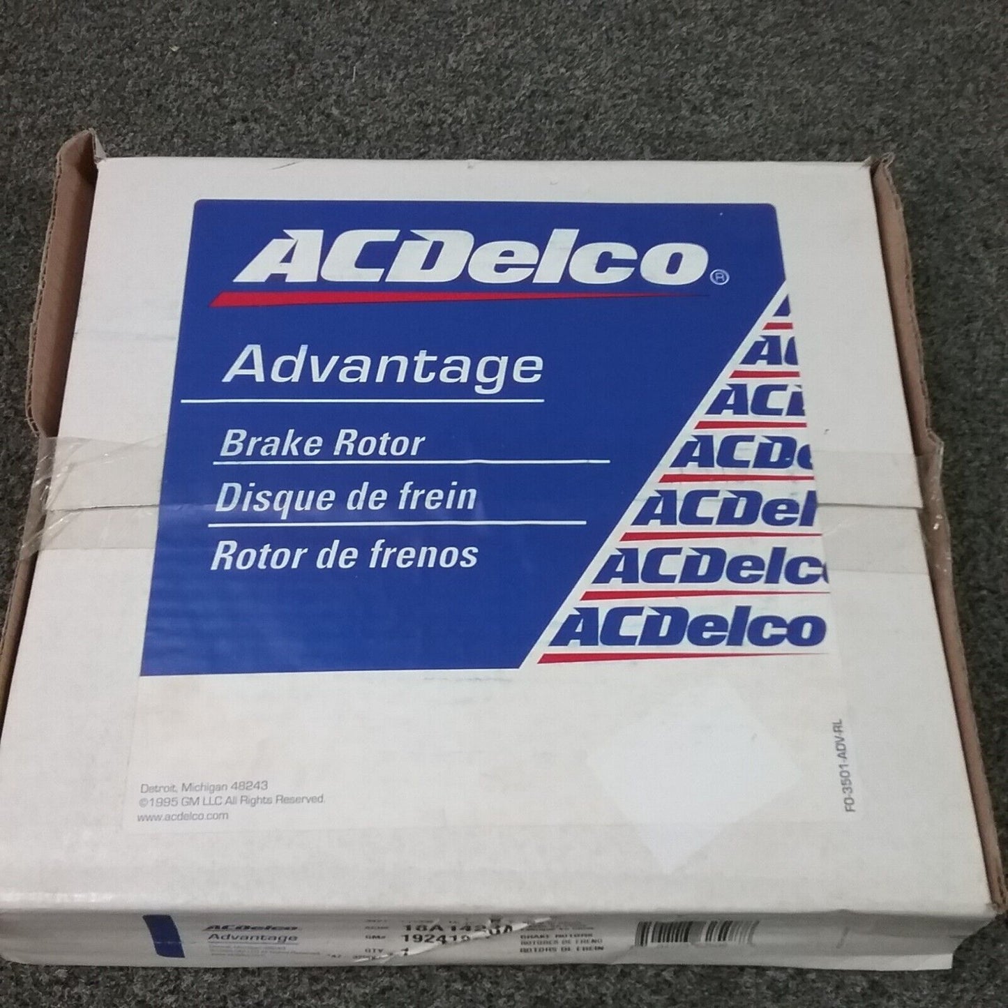 NEW ACDELCO 18A1423A Rear Disc Brake Rotor GM 19241824
