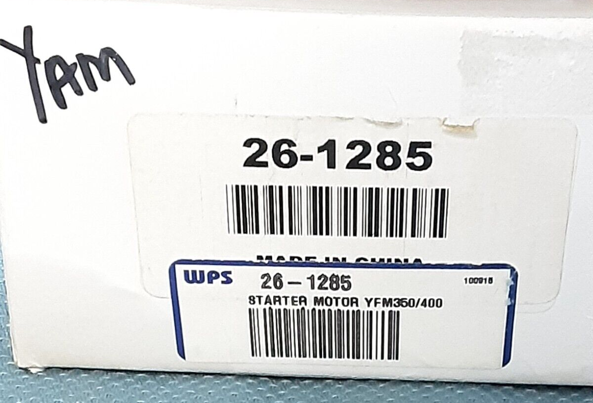 NEW WPS 26-1285 STARTER MOTOR YAMAHA YFM360/400