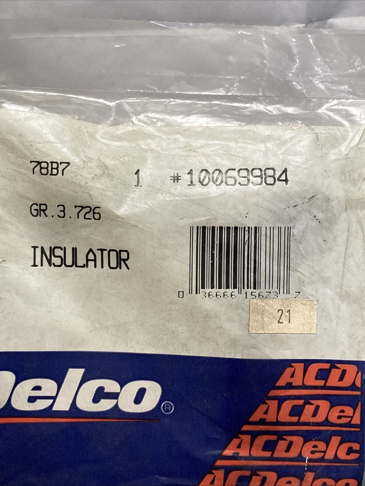NEW ACDELCO 216-82 CARBURETOR MOUNTING INSULATOR GASKET GM 10069984 GR.3.726