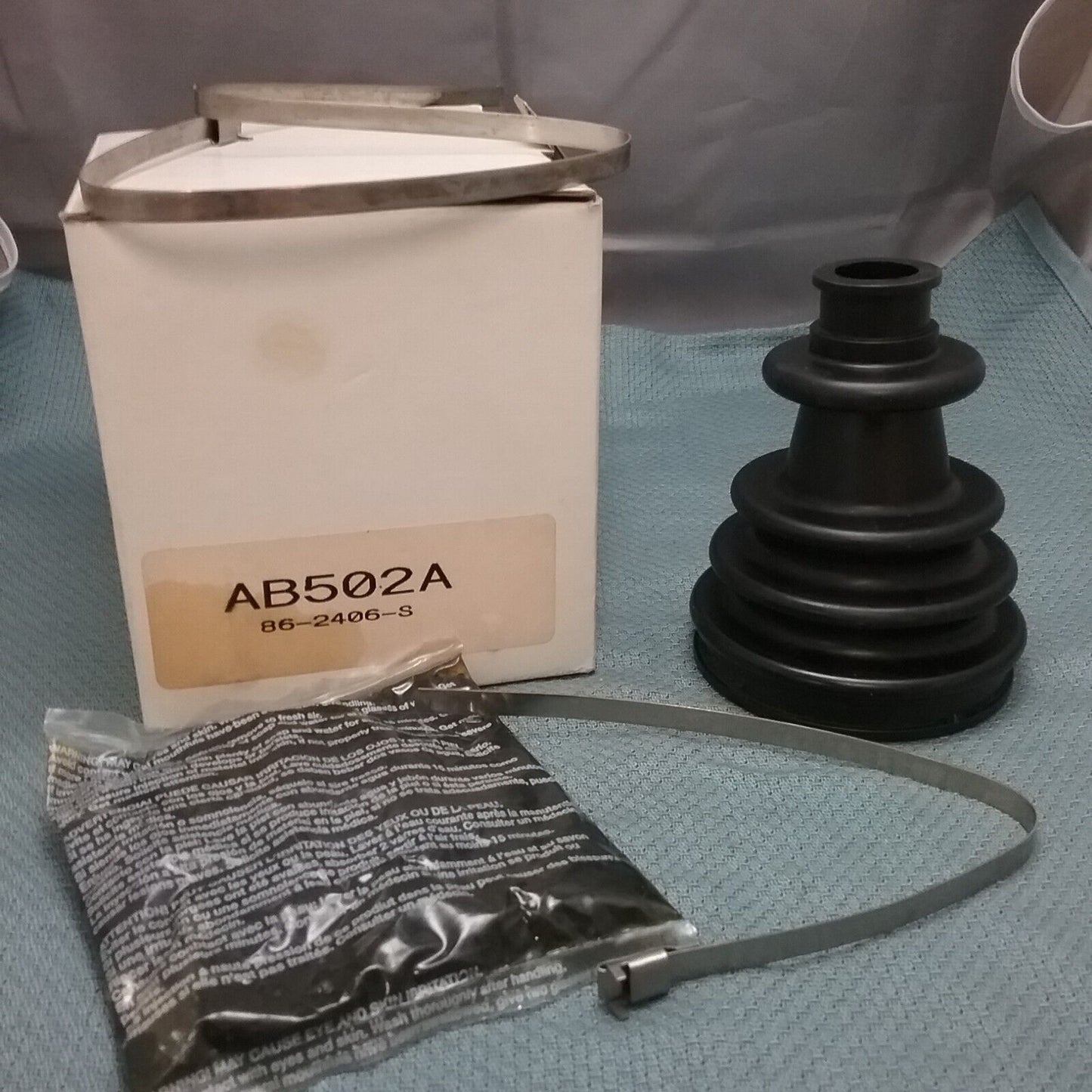 NEW UNIVERSAL AB502A ATV CV JOINT BOOT KIT