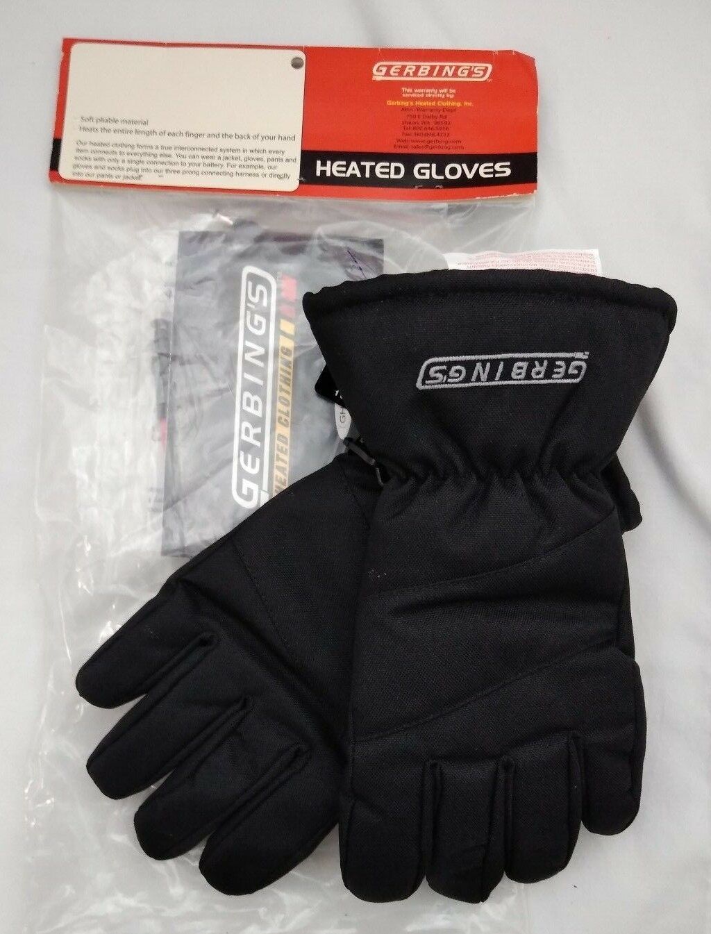 NEW Gerbing's Motorcycle Cold Weather Heated Gloves / Thinsulate 100gram