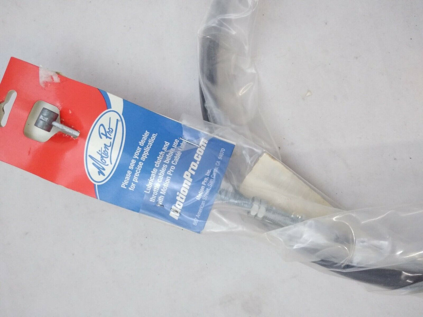 NEW Motion Pro / Black Vinyl Front Brake Cable / 02-0165