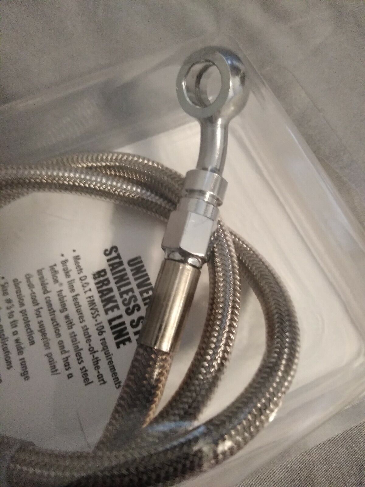 NEW Drag Specialties Extended Brake Line Kit / WDL-828 / Universal