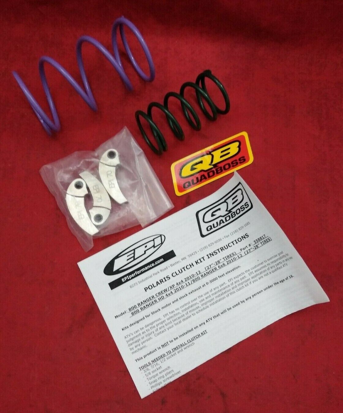 NEW Quad Boss Polaris Clutch Kit / 558817 / 800 Ranger Series
