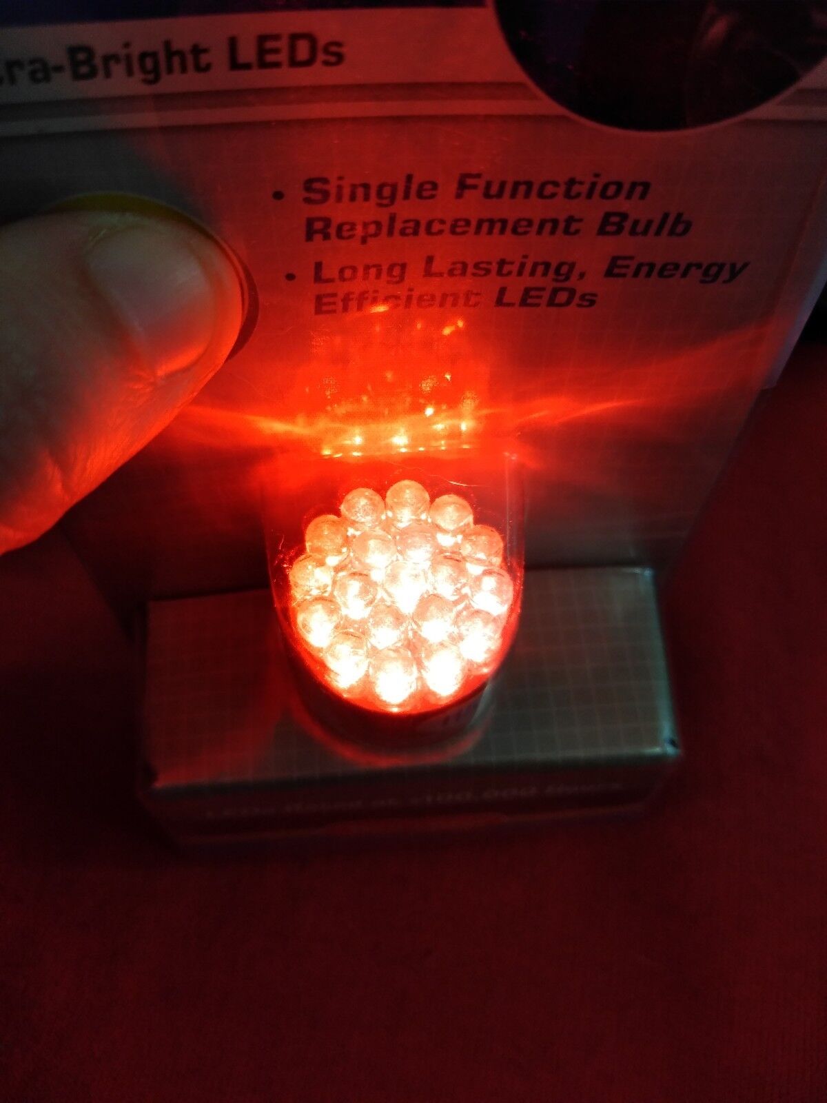 NEW Street FX Utilitarian Lighting 1156 LED Bulb Replacement 480420 RED 1044322