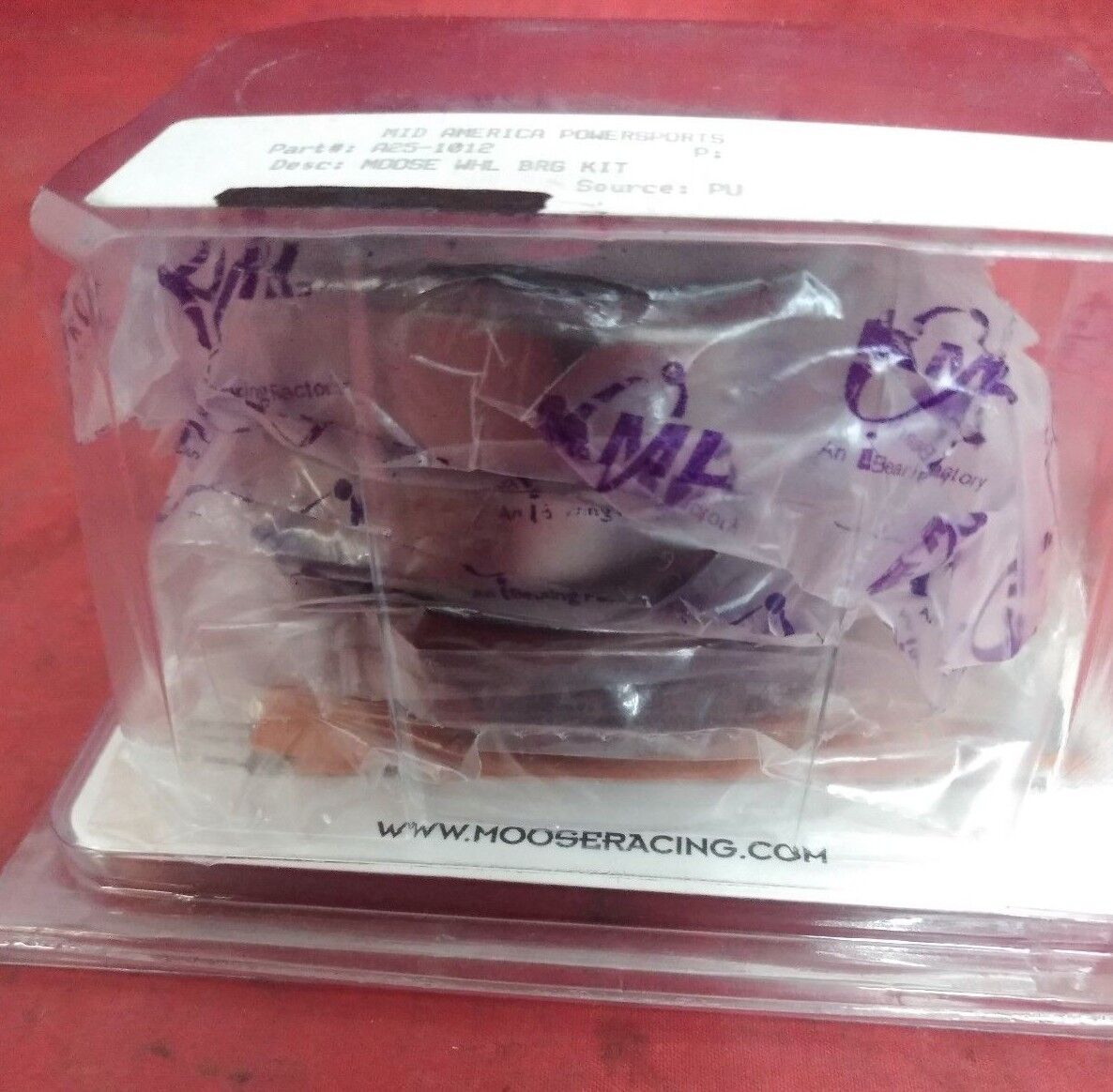 NEW ALL BALLS / Moose Racing Wheel Bearing Kit A25-1012 / MFR30-2V