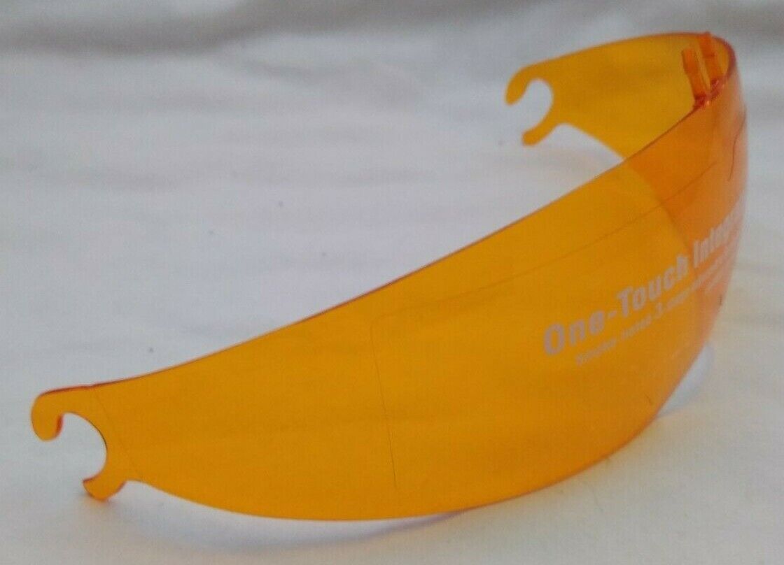 NEW HJC Helmet Sun Visor / Amber / HEA16H7011100 / HJ-V5 / High Definition