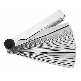NEW BikeMaster 32 Blade Dual Reading Combination Feeler Gauge Set / 15-1527