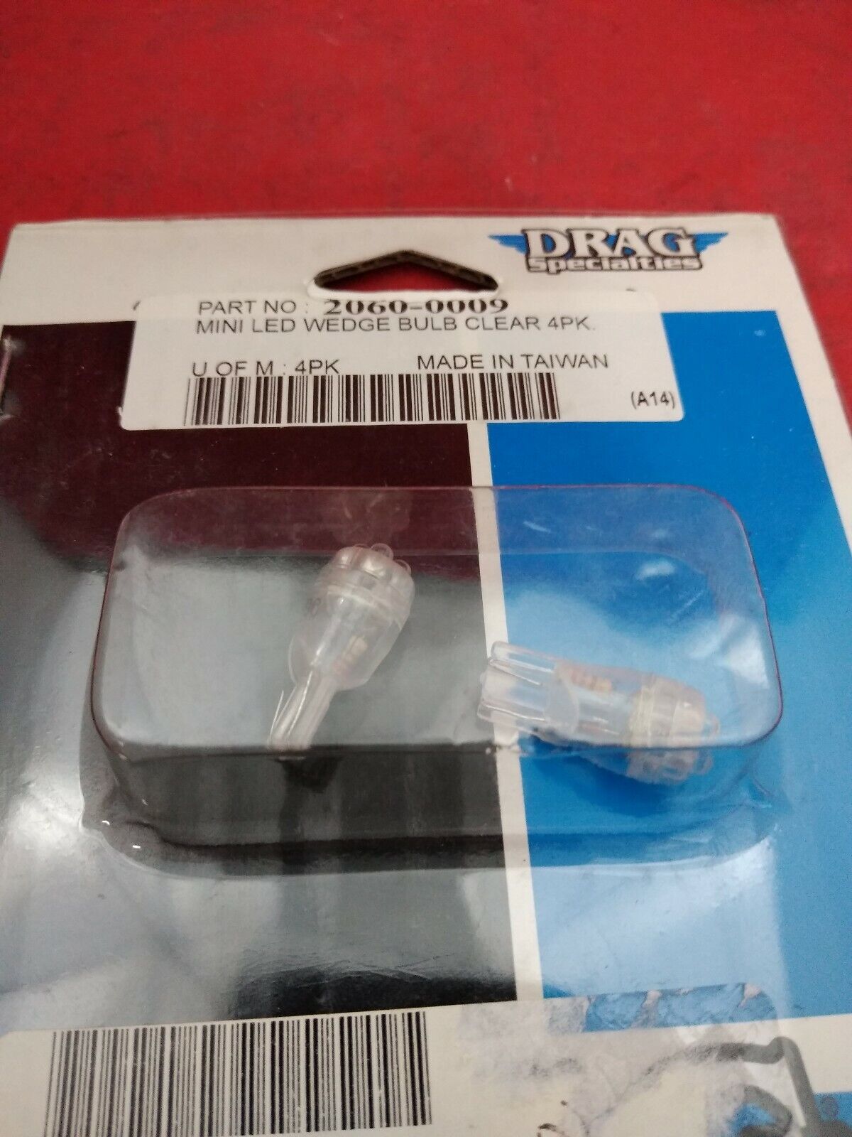 NEW Drag Specialties Mini Wedge LED Bulb-White - 2060-0009 / 2 Pack