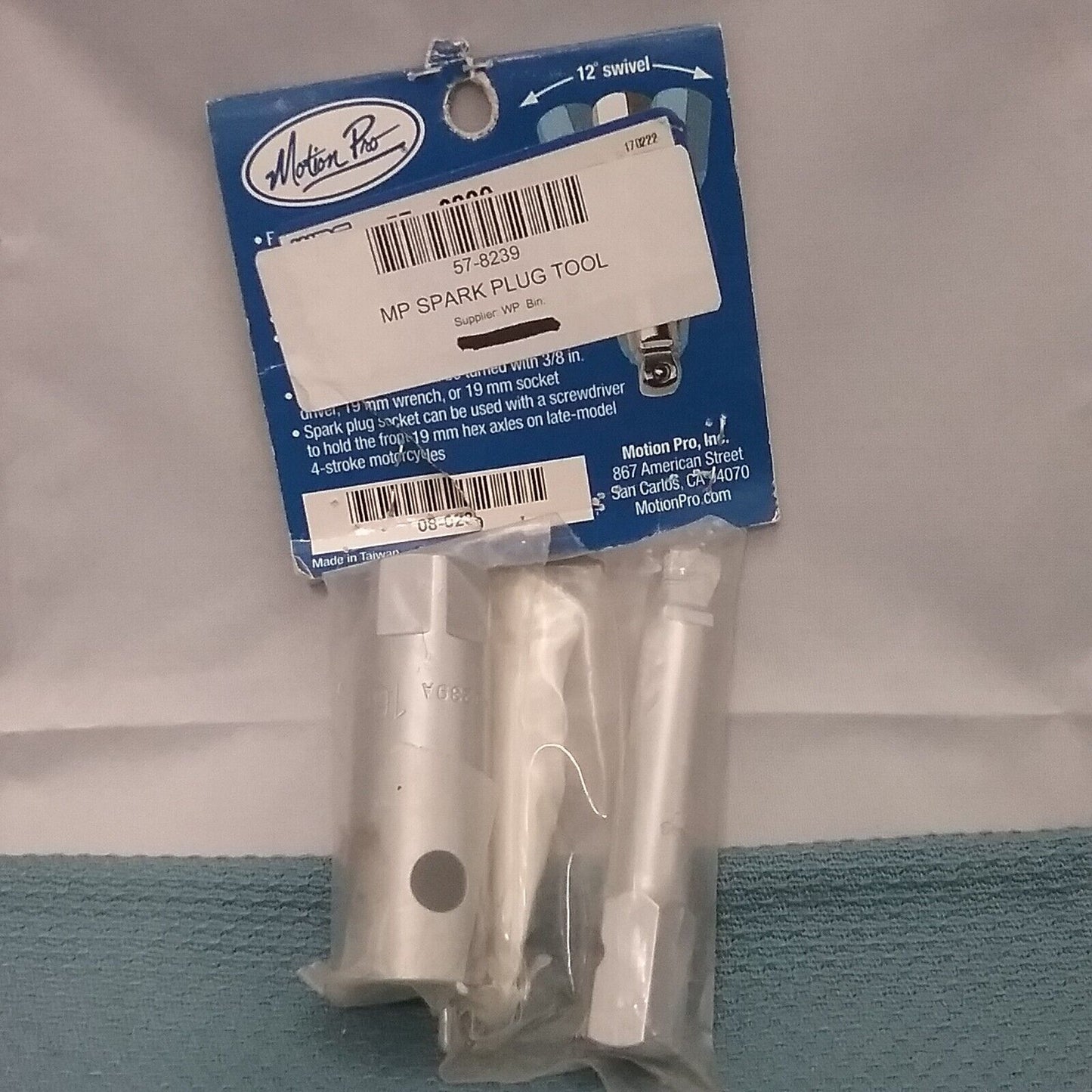 NEW GENUINE MOTION PRO 57-8239J SPARK PLUG SOCKET EXTENSION 5/8"