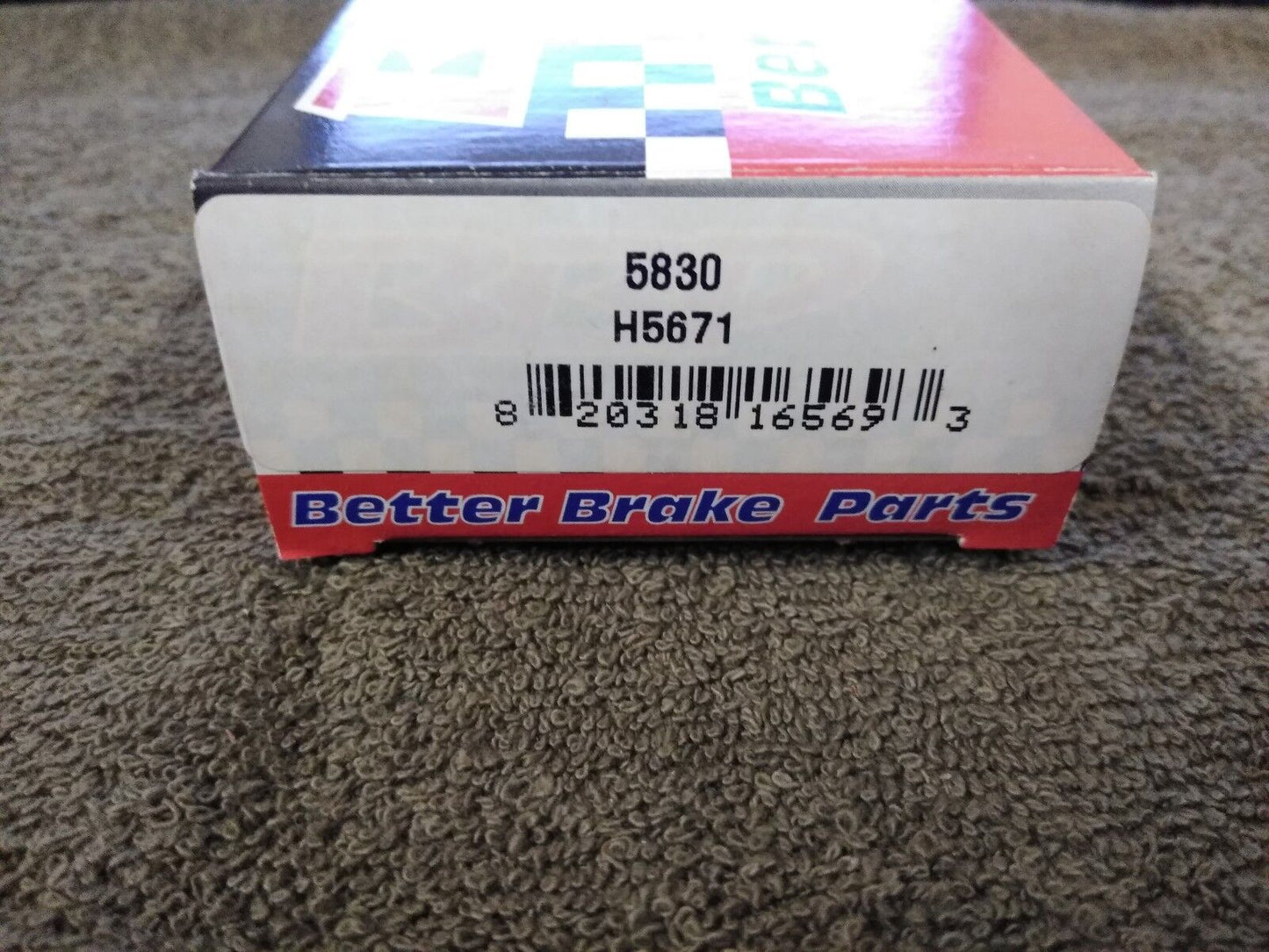 NEW BETTER BRAKE PARTS Brake Completion Kit 5830/H5671
