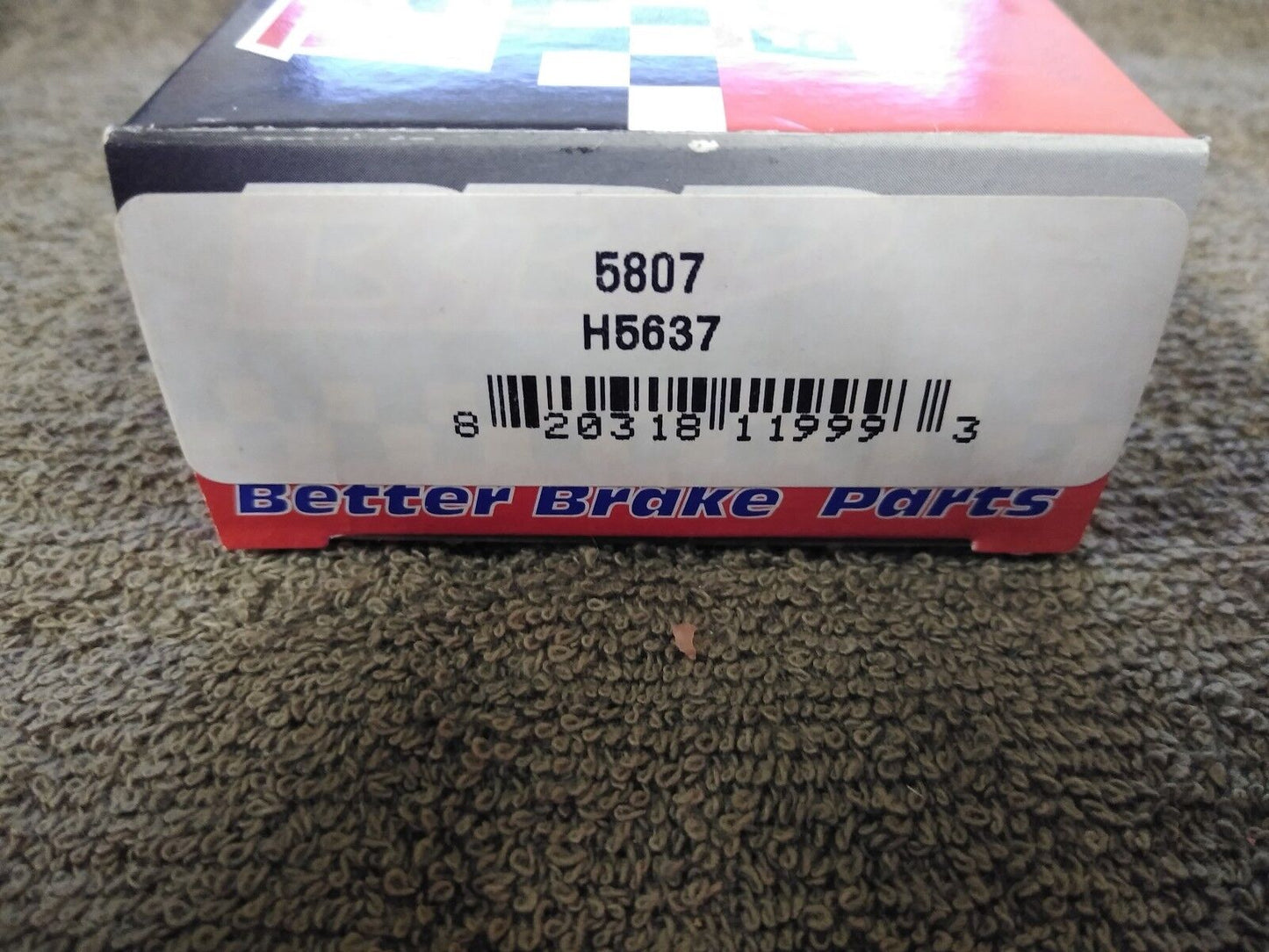 NEW BETTER BRAKE PARTS Brake Completion Kit 5807/H5637