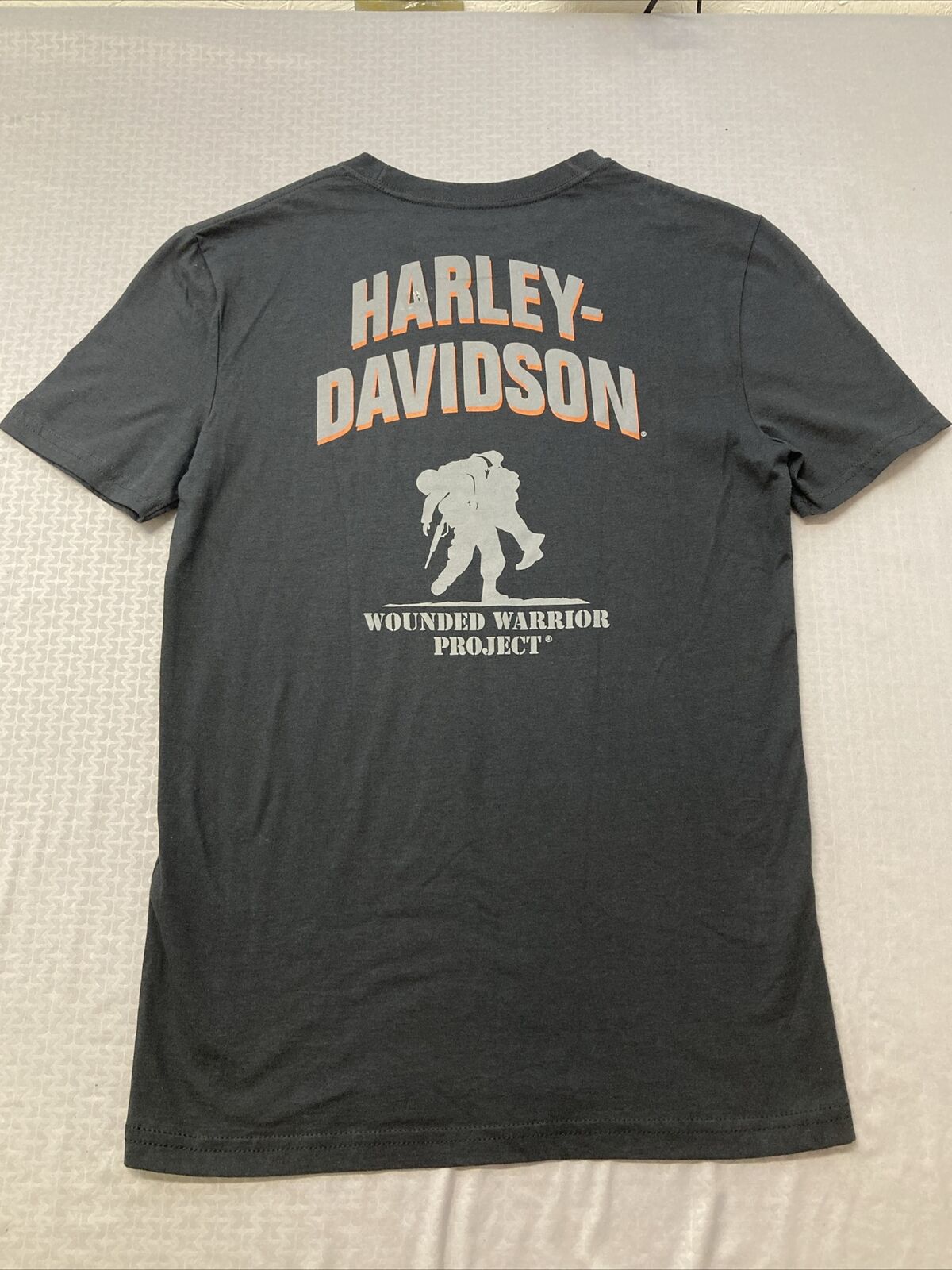 NEW HARLEY DAVIDSON 96040-23VM MEN'S WWP BACK GRAPHIC TEE, BLK S