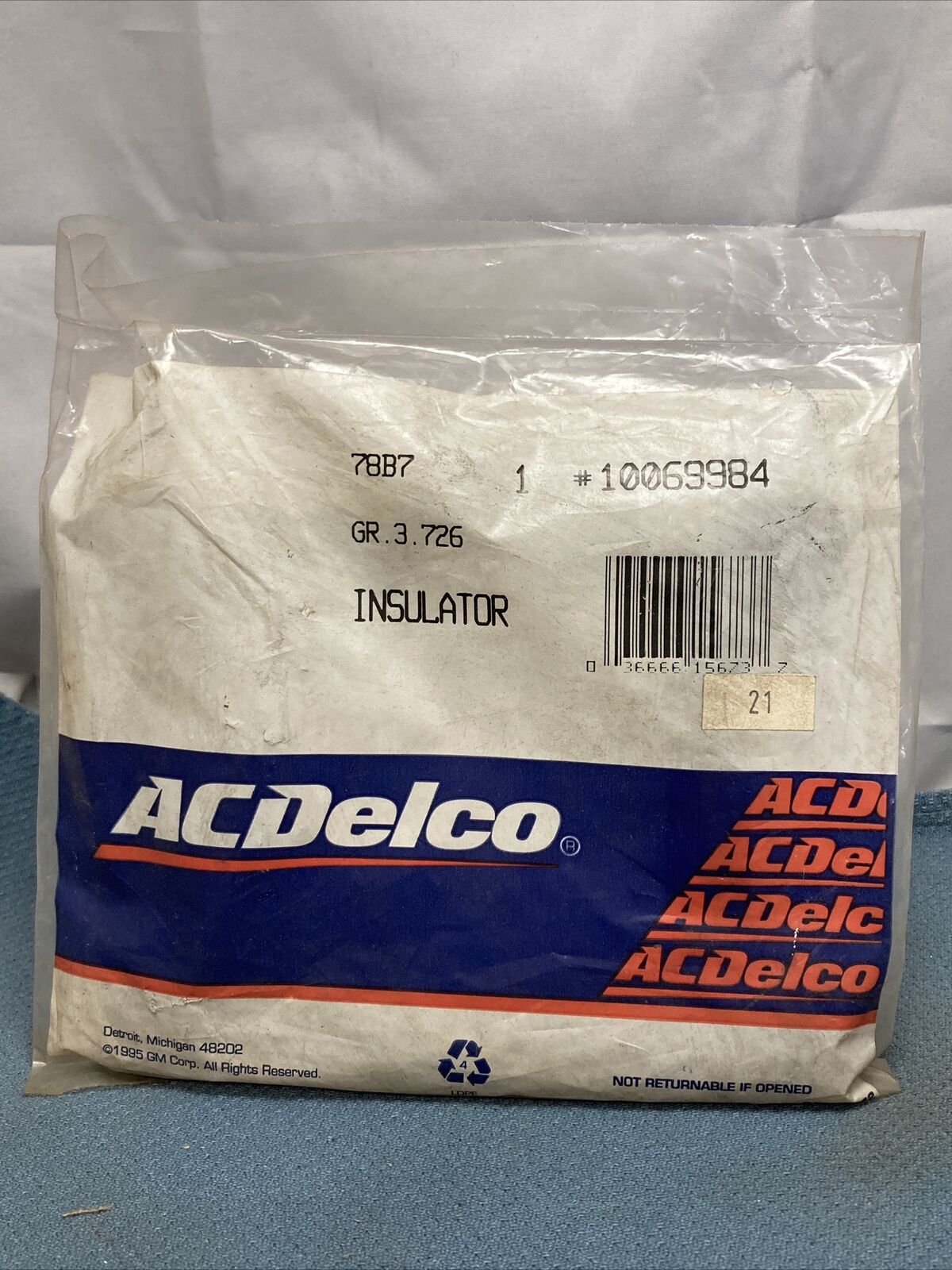 NEW ACDELCO 216-82 CARBURETOR MOUNTING INSULATOR GASKET GM 10069984 GR.3.726