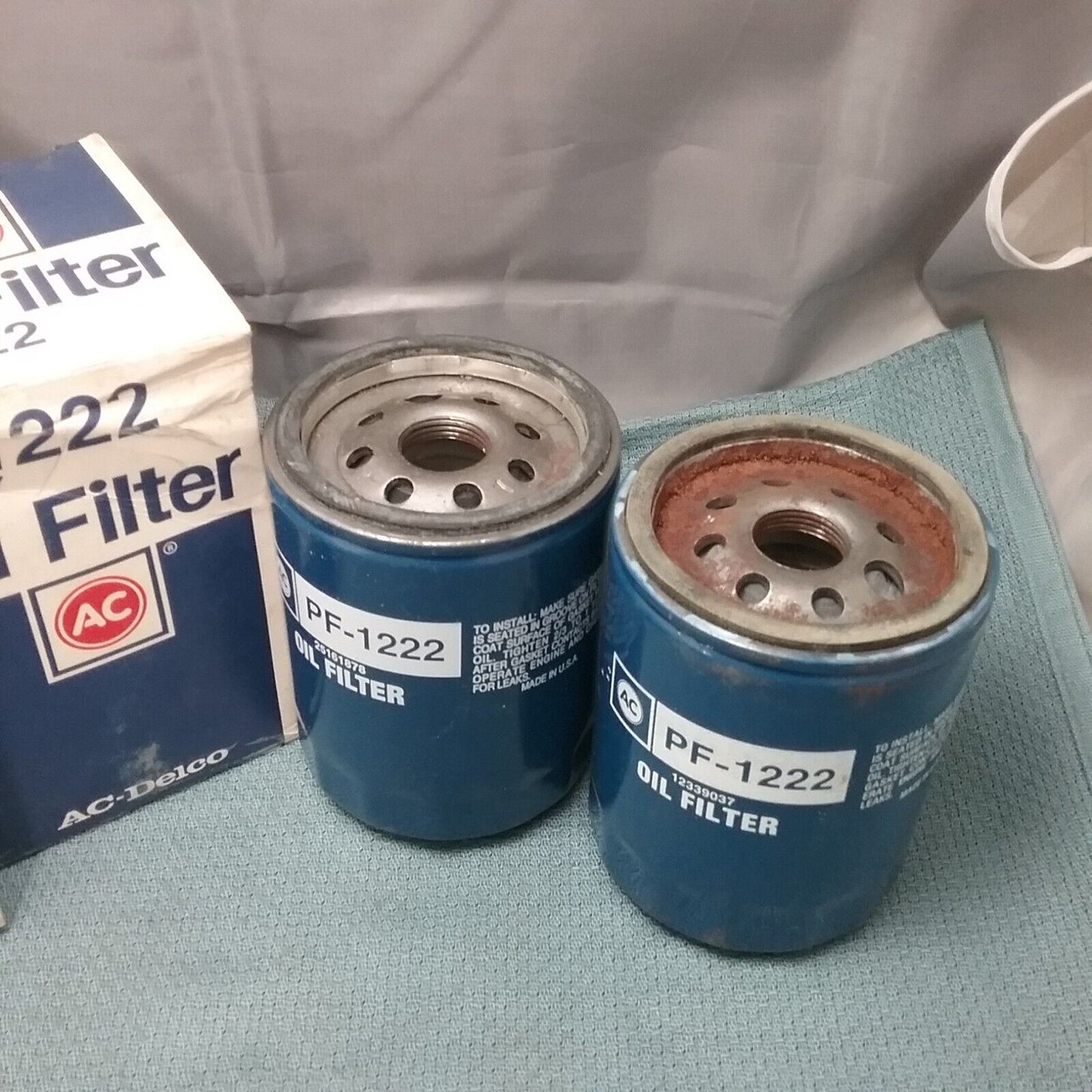 QTY 2 NEW ACDELCO PF1222 OIL FILTER GM 25161878