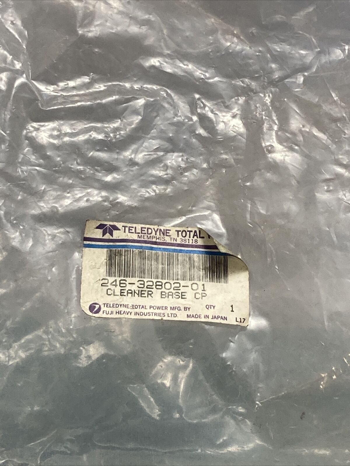 NEW GENUINE TELEDYNE TOTAL POWER 246-32802-01 AIR CLEANER BASE