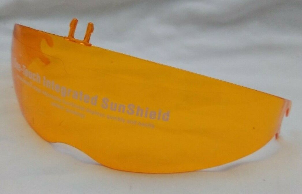 NEW HJC Helmet Sun Visor / Amber / HEA16H7011100 / HJ-V5 / High Definition