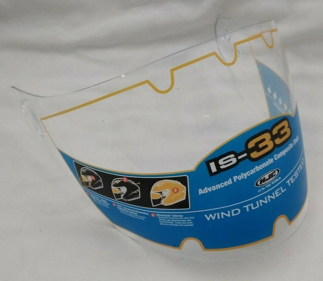 New HJC Face Shield Visor / Anti-Scratch / Clear / HJ-17J / HHJ17G1J02200