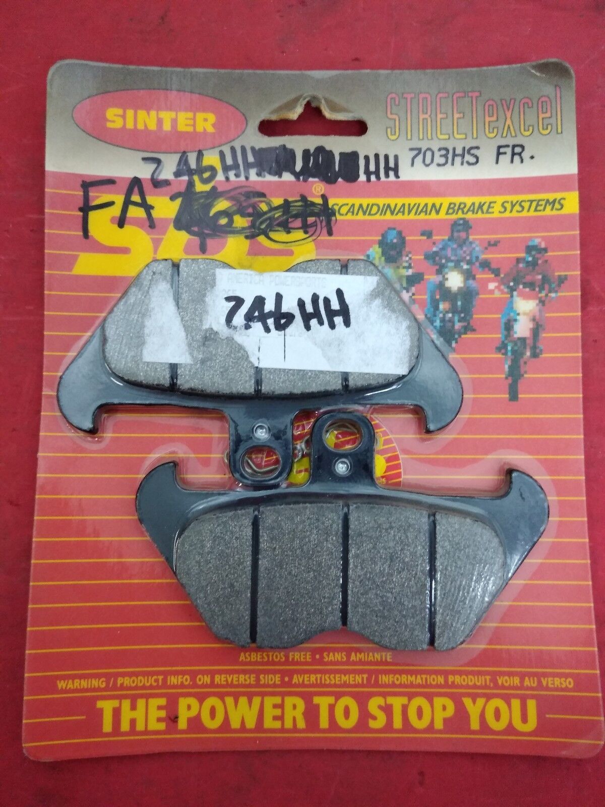 New StreetExcel Brake Pads FA246HH