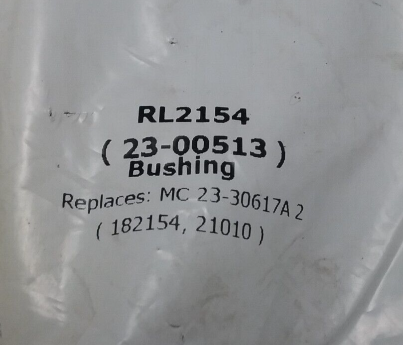 NEW REDLINE RL2154 SHIFT BUSHING MERCURY 70HP, MERCRUISER STERNDRIVE OUTDRIVES