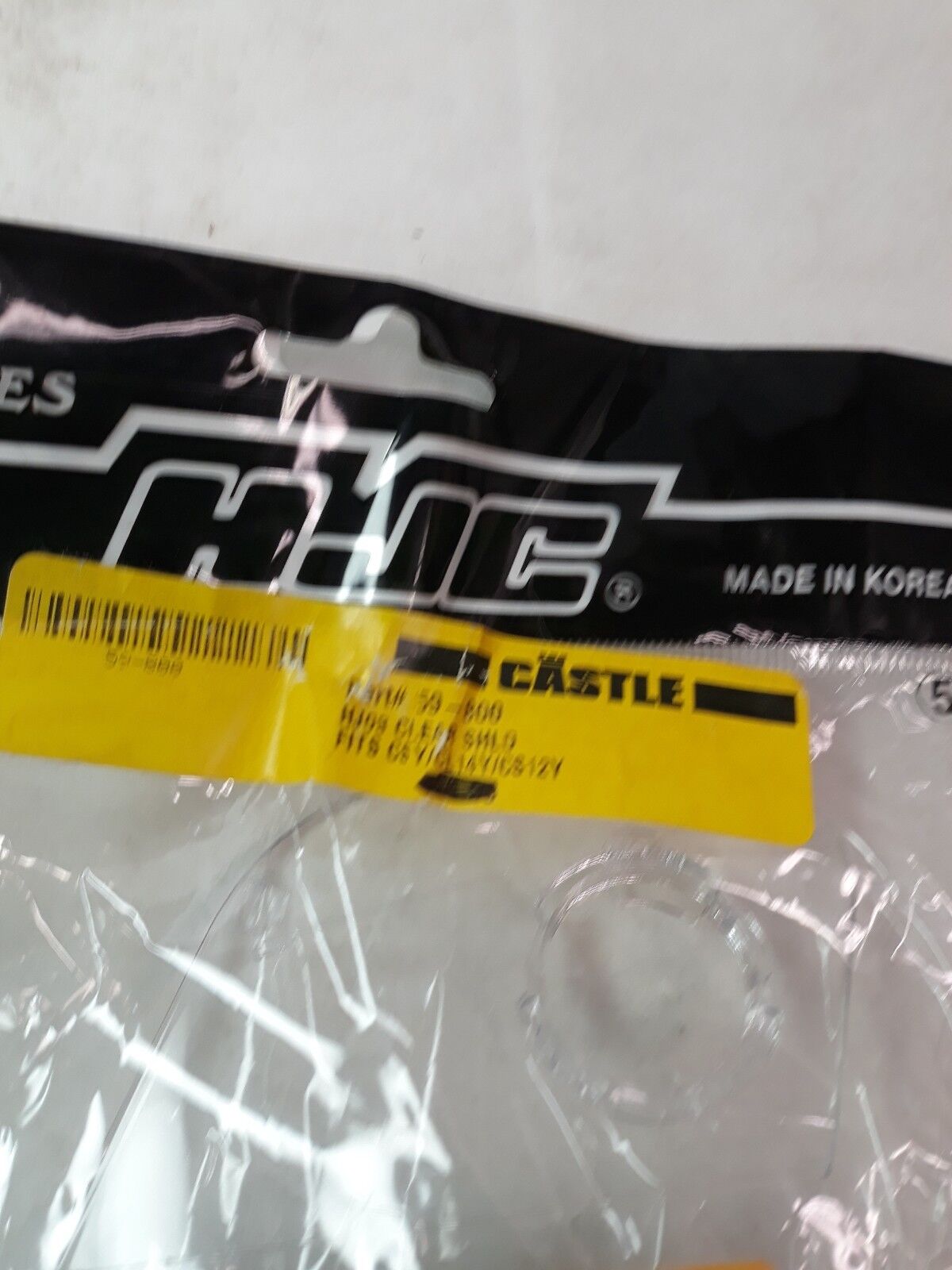 NEW HJC Motorcycle Helmet Face Shield HJ03 Clear Part# 59-800