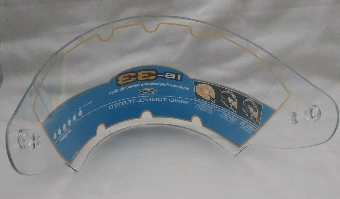 New HJC Face Shield Visor / Anti-Scratch / Clear / HJ-17J / HHJ17G1J02200
