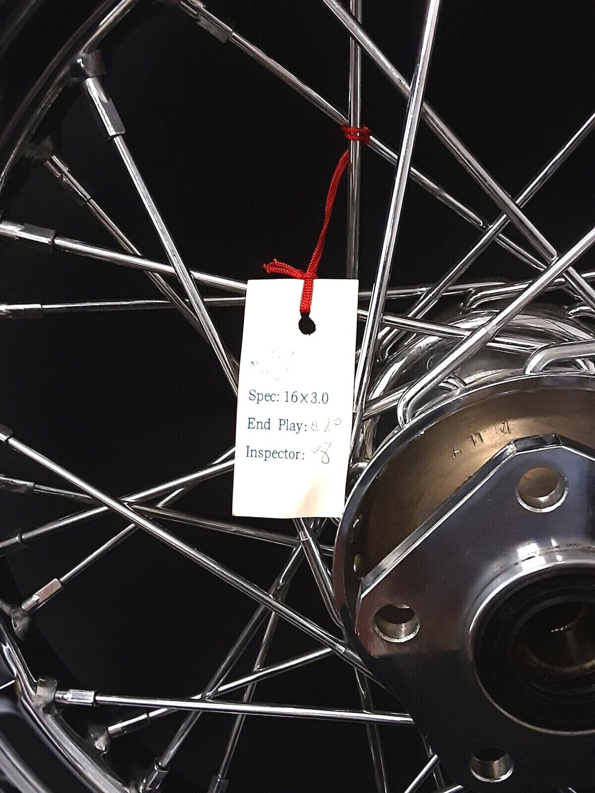 NEW 16 x 3 Chrome Tube 40 Spoke Rear D.S. Wheel Rim Harley Softail Touring Dyna