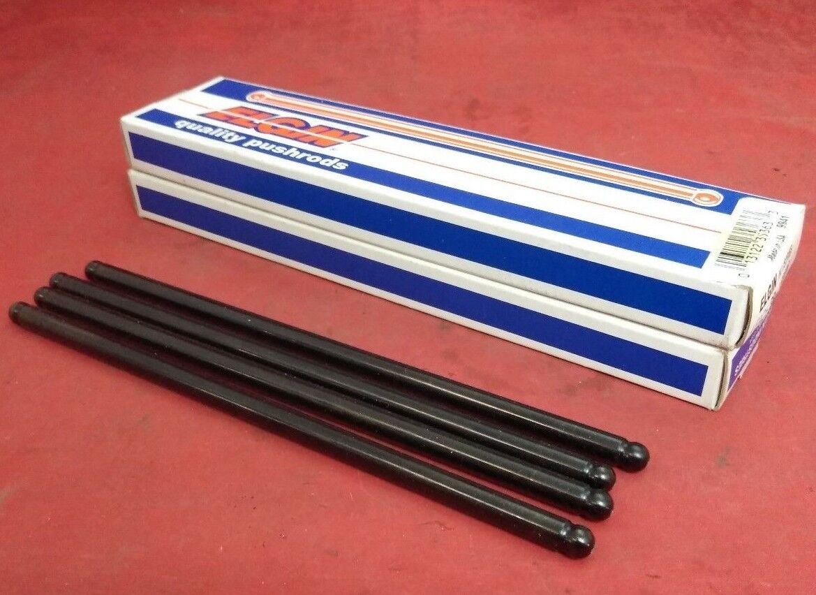 NEW Set of 8 Elgin Pushrods 5/16" Dia .110" Wall 210° Tip 8” Length / PR-15800S