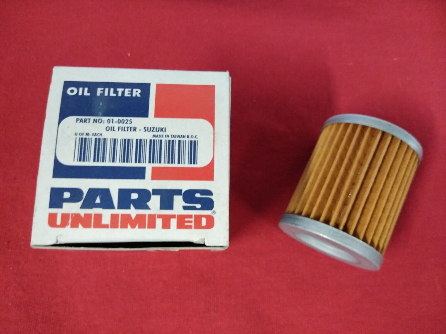 NEW Parts Unlimited Oil Filter 01-0025 / Fram PS3712 / Suzuki