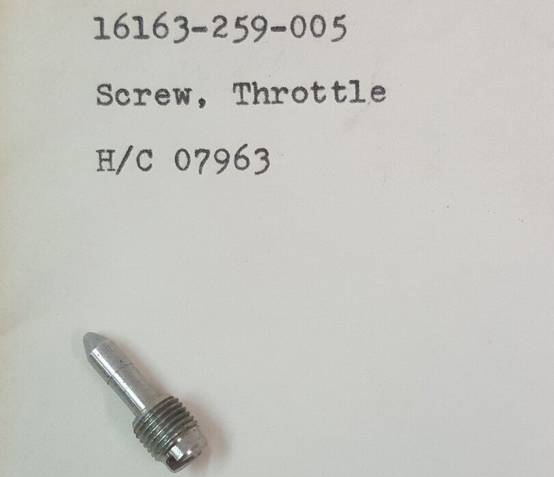NEW GENUINE HONDA 16163-259-005 Throttle Screw CA72