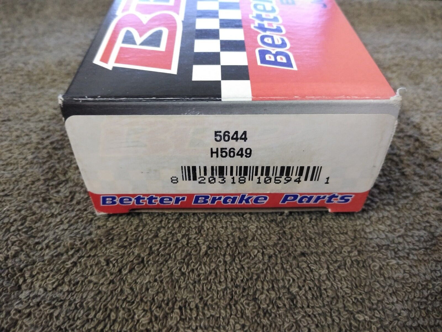 NEW BETTER BRAKE PARTS Brake Completion Kit 5644/H5649