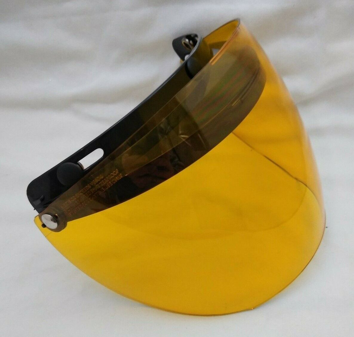 New ECHO 3 Snap Half Helmet Face Shield Visor / Hard Coated Amber / 02-207
