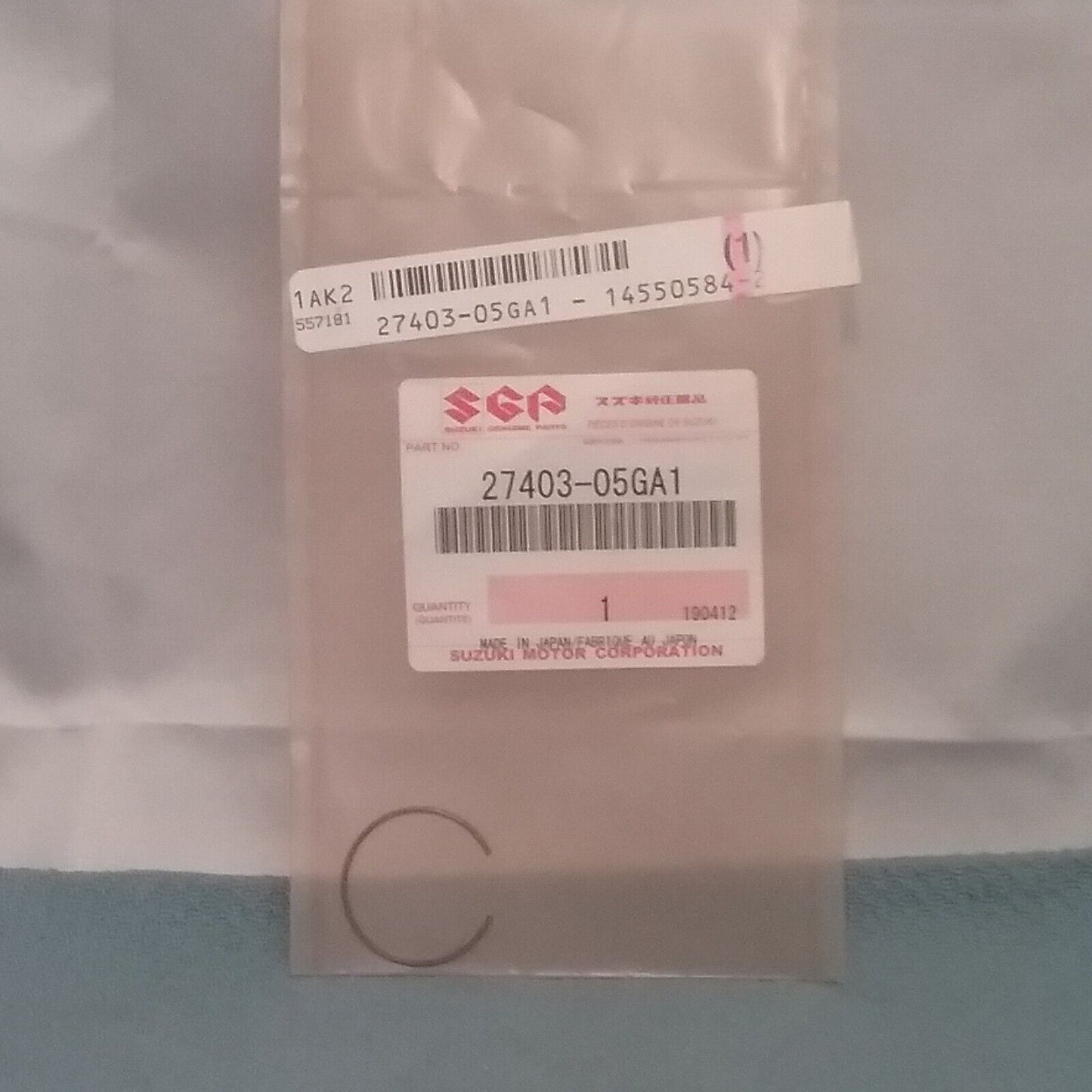 NEW GENUINE SUZUKI 27403-05GA1 C RING (24X1.0) OZARK LTF250
