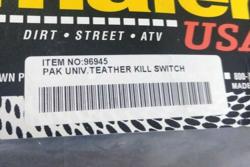 NEW Maier USA / Tether Kill Switch / Bar Non Battery / 21060147 / 96945