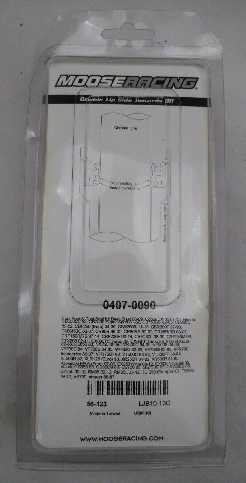 NEW Moose Racing Fork and Dust Seal Kit / 0407-0090