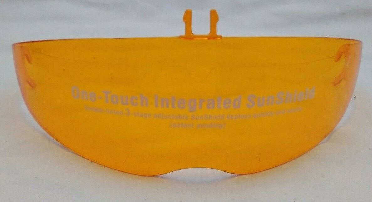 NEW HJC Helmet Sun Visor / Amber / HEA16H7011100 / HJ-V5 / High Definition