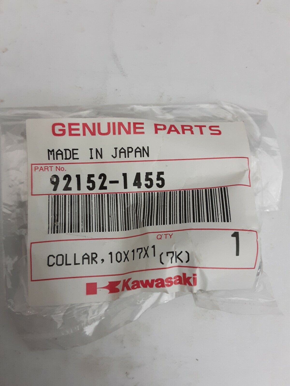 NEW GENUINE KAWASAKI 92152-1455 (QTY 2)COLLAR V Force KSV700 Brute Force KVF750