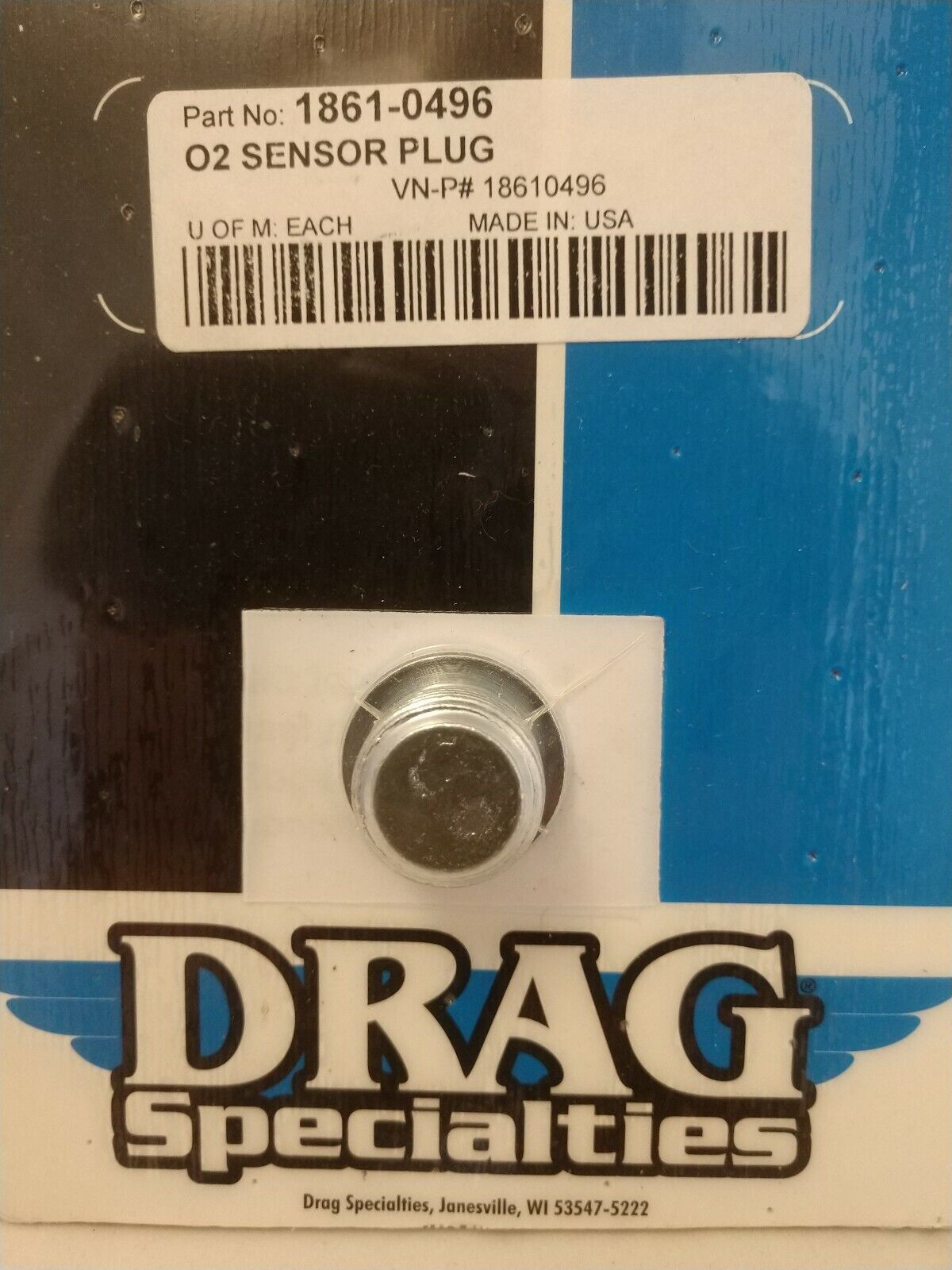 NEW GENUINE Drag Specialties O2 Sensor Plug 1861-0496